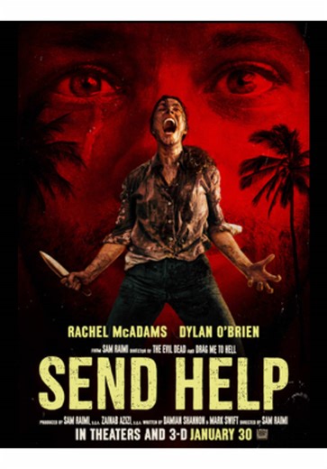 🎬🍿🥤 SEND HELP 🎬 Film Send Help (2026) Rachel McAdams • Dylan O’Brien Director: Sam Raimi Genre: Comedy Horror / Survival 🎬 Send Help (2026) Some dates aren’t just awkward — they’re dangerous. Stranded on a deserted island after a crash, a casual connection turns into a fight for survival. Dark humor, tension, and Sam Raimi’s signature chaos. 🧠 Survival isn’t about strength. It’s about who you trust. 🎥 Follow for more cinematic moments: 👉 @movieacademyy #SendHelp #SamRaimi #RachelMcAdams 