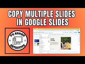 How to Copy Multiple Slides in Google Slides