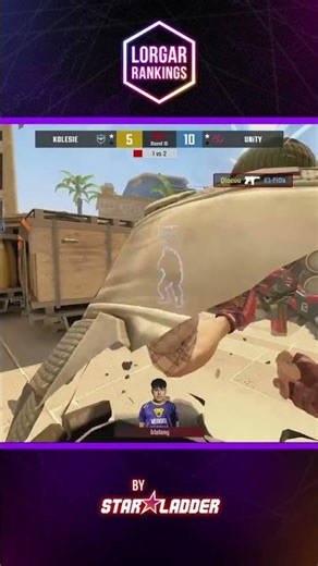 They SPARED him… Qlocuu CLUTCHES 1v2 with pistol #starladder #lorgar #cs #cs2