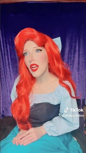Ariel Little Mermaid #Cosplay Fashion #Style #Shorts: Costume Makeup Hair Outfit Fan Jessica Felice!