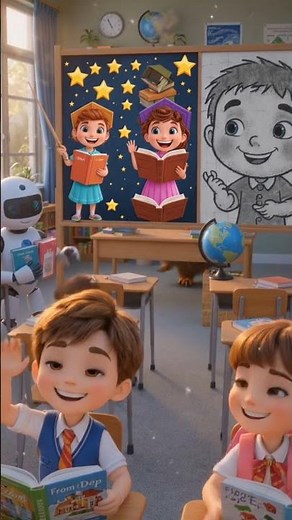 Why Going to School Every Day Matters! 🎒⭐ | Good Habits for Kids | Tommy & Mia #shorts