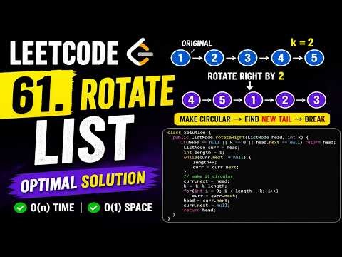 Leetcode 61. Rotate List