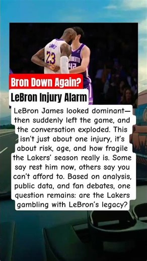 Lebron james injury update #lebronjames #lakers #injuryupdate