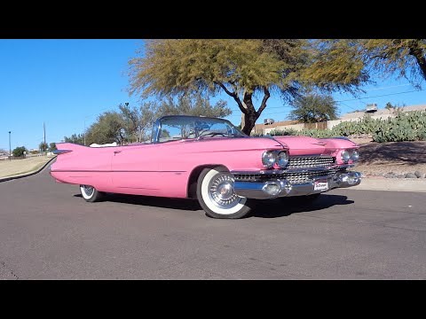 1959 Cadillac Series 62 Convertible in Pink & Ride on My Car Story with Lou Costabile