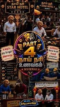 நாய் நரி உணவகம்🐶🐺 PART 4 #ai #trending #shorts #like #dog
