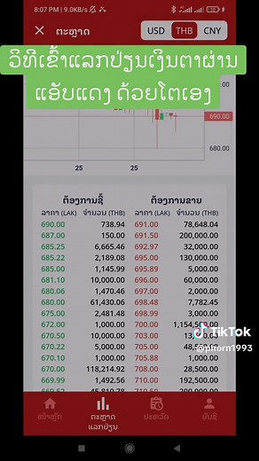 ວິທີແລກປ່ຽນເງິນຜ່ານແອັບທະນາຄານ - Bcel Exchange Rate