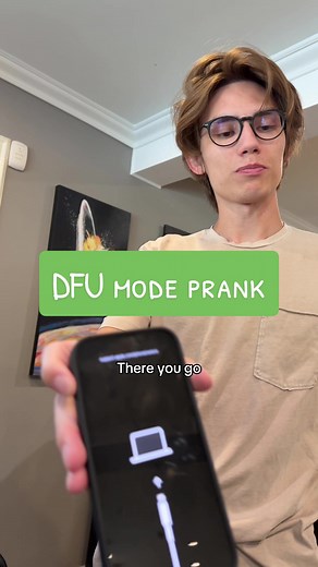 Enter DFU Mode Prank Ideas for iPhone Users