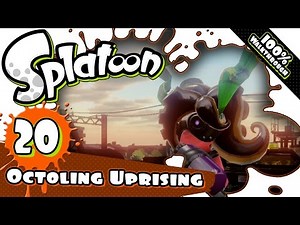 Splatoon Part 20 - Octo Valley 20: Octoling Uprising 100% Walkthrough [FaceCam + HD1080p]