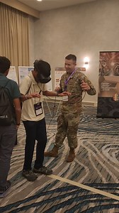 After a delicious MRE lunch, students brushed up on their presentation skills for our Master the Mic exercise, then explored the myriad STEM opportunities available to them with our STEM Pathways Information Fair! The fun didnt end there – we ended the day with Trivia night! #ecyber25 | eCYBERMISSION