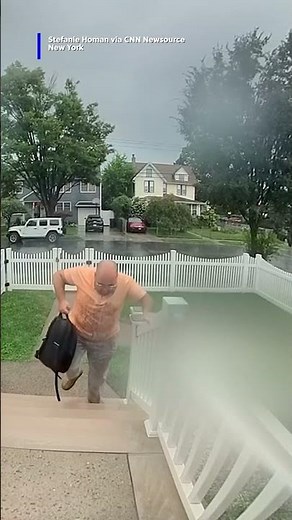 Man struck by lightning walks it off