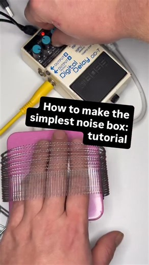 ᴄʀᴜꜱʜᴇᴅ ʙʏ ꜱᴛᴀᴛɪᴄ 😺 on Instagram: "How to make the simplest noise box: tutorial #NoiseBox #DIYNoise #NoiseArt #ExperimentalSound #SoundDesign #ElectronicDIY #CircuitBending #NoiseMusic #SynthDIY #AudioHack #NoiseMaker #SoundArt #DIYElectronics #NoiseCommunity #CircuitBendingArt"