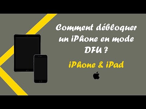 Comment débloquer un iPhone en mode DFU ?