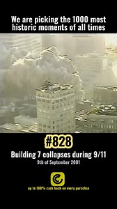 58K views · 441 reactions | On the 11th of September 2001, World Trade Center Building 7, a 47-story skyscraper in New York, collapsed at 5:20 p.m., seven hours after the Twin Towers fell. The building fell in about 7 seconds, producing a large dust cloud. Emergency responders had evacuated the area earlier, no casualties were reported. #usa #911 #tophistoric #historic #attack #ad #nyc | Historic Moments | Facebook