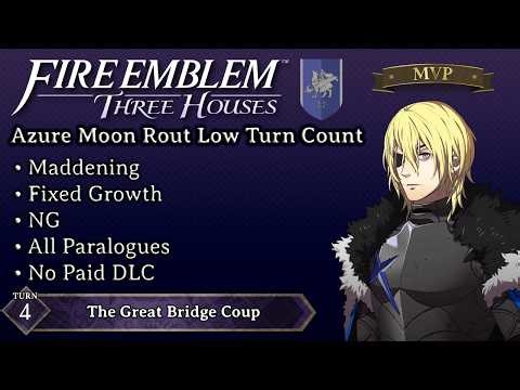 Fire Emblem Three Houses Azure Moon Maddening Rout LTC Playthrough - Chapter 16