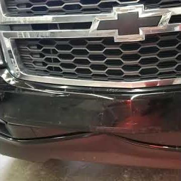 Chevy suburban front bumper repair