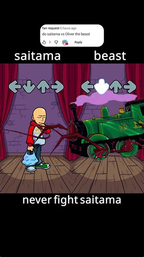 saitama vs beast fnf character test
