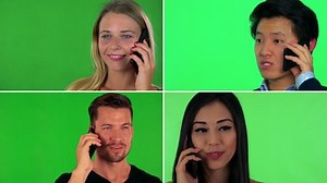 4k Compilation Montage Four People Talk Stock Footage Video (100% Royalty-free) 1007180599 | Shutterstock