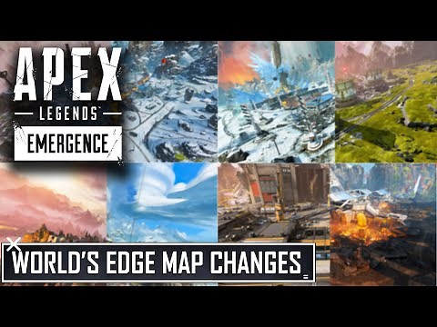 WORLD’S EDGE Map Changes Season 10 | Apex Legends