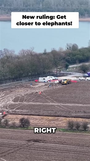 Orange jackets: closer than ever! New drone rules unlocked. Don't *have* to get close, but now *can*. #DroneLife #A2CofC #DronePhotography #AerialFootage