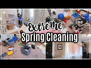 🌸EXTREME SPRING CLEAN WITH ME 2019 | MAJOR CLEANING MOTIVATION | CLEANING MY HOUSE
