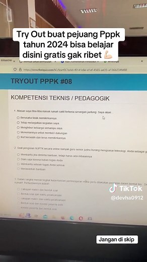 Try Out buat pejuang Pppk tahun 2024 bisa belajar disini gratis gak ribet 💪🏻