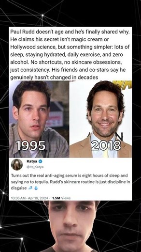 Paul Rudd doesn’t age and he’s finally shared why
