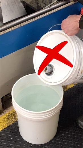 GO Manufacturing | This is how I mix coolant for my shop. Always add the coolant concentrate to the water. Never put the coolant concentrate into an empty... | Instagram