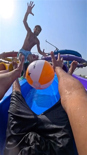 Bella ciao parkour football challenge waterslide pov 💥💦