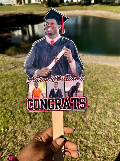 Graduation Fan, Big Head Fans, Grad Decorations, Graduation Party Favors, High School Keepsake, Custom Photo Graduation Fans, - Etsy