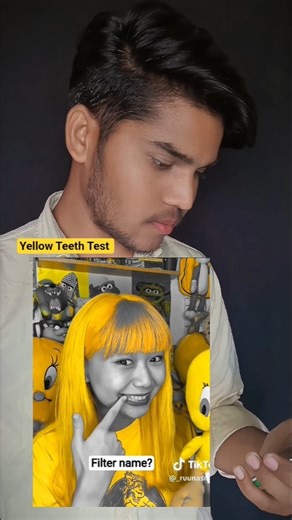 Yellow Teeth Test Filter 😱🤯 #ytshorts #filter #effect #edit