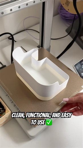 3D Printed Waste Container for Bambu Lab A1 | Full Process + Final Result #3dprinting #3dprint