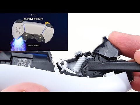 Como funciona o Dualsense por dentro (controle do PS5) gatilhos adaptáveis|| 1080pfullHD.