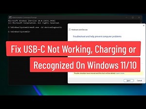 Fix USB-C Not Working, Charging or Recognized On Windows 11/10