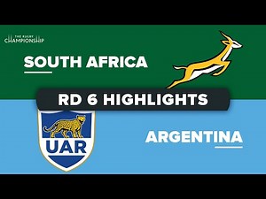 The Rugby Championship | South Africa v Argentina - Round 6 Highlights
