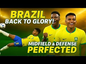 Brazil Back to Glory! Attack, Midfield & Defense Perfected | Ancelotti’s Winning Formula
