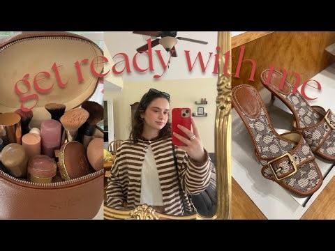 fall grwm: picking an outfit, hair, and current makeup routine