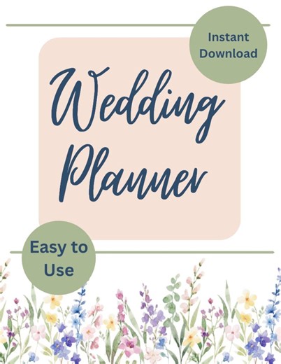 Wedding Planner Printable - Simple Wedding Planning Bundle with Checklists