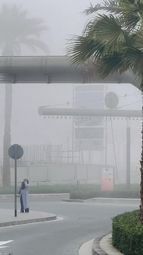 Good morning snowfall Dubai ⛅️⛅️⛅️ | AS Abir Abir