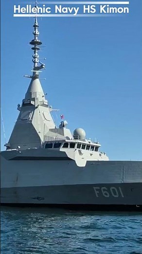 Hellenic Navy FDI Frigate HS Kimon Begins Sea Trials in Franc