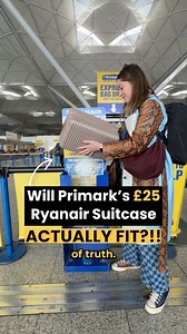 WILL IT FIT?! 😱 It’s time to see if the £25 Primark Ryanair suitcase will fit in Ryanair’s 💀 CAGE OF DOOM 💀 | Holiday Expert