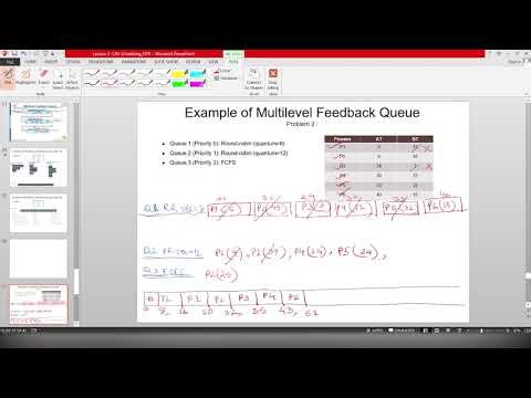 Multilevel Feedback Que Example