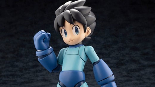Mega Man 11 Model Kit Can Be Posed Without His Helmet