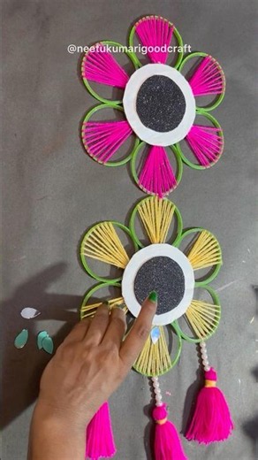 Make a Toran from old bangles/Amazing wall hanging/Wall decor craft ideas/Toran/Bangle craft