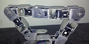 Snake Robot Walks by Turning Its Head and Tail Into Legs