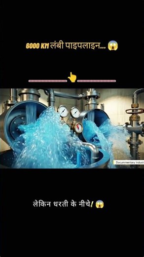 6000 KM लंबी पाइपलाइन। 😱 #pipeline