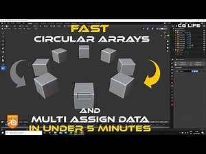Circular Array and Multi Assign Data | Blender Tutorial