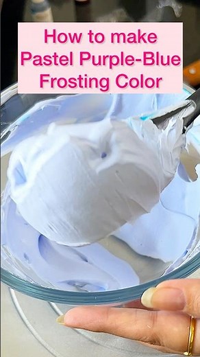 How to Make Pastel Purple-Blue💙Colour | SayalisBakeBox