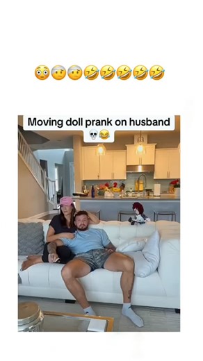The Meme Bazaar on Instagram: "The post features a 60-second compilation of "haunted doll" pranks where wives secretly move a creepy doll to scare relaxing husbands, capturing their startled jumps and screams for comedic effect. - Shared by @tawadotcom, an Indonesian humor account emphasizing fun content, it has quickly amassed 49K views and 425 likes since posting earlier today, reflecting viral appeal of relatable couple antics. - This format draws from a popular social media trend on platform