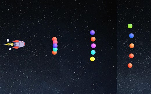 太空射击scratch编程小游戏