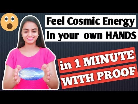 Feel cosmic energy in your hands - in 1 minute | Energy Ball Exercise - by Bhanupriya